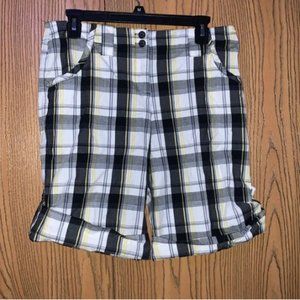 Plaid Capris